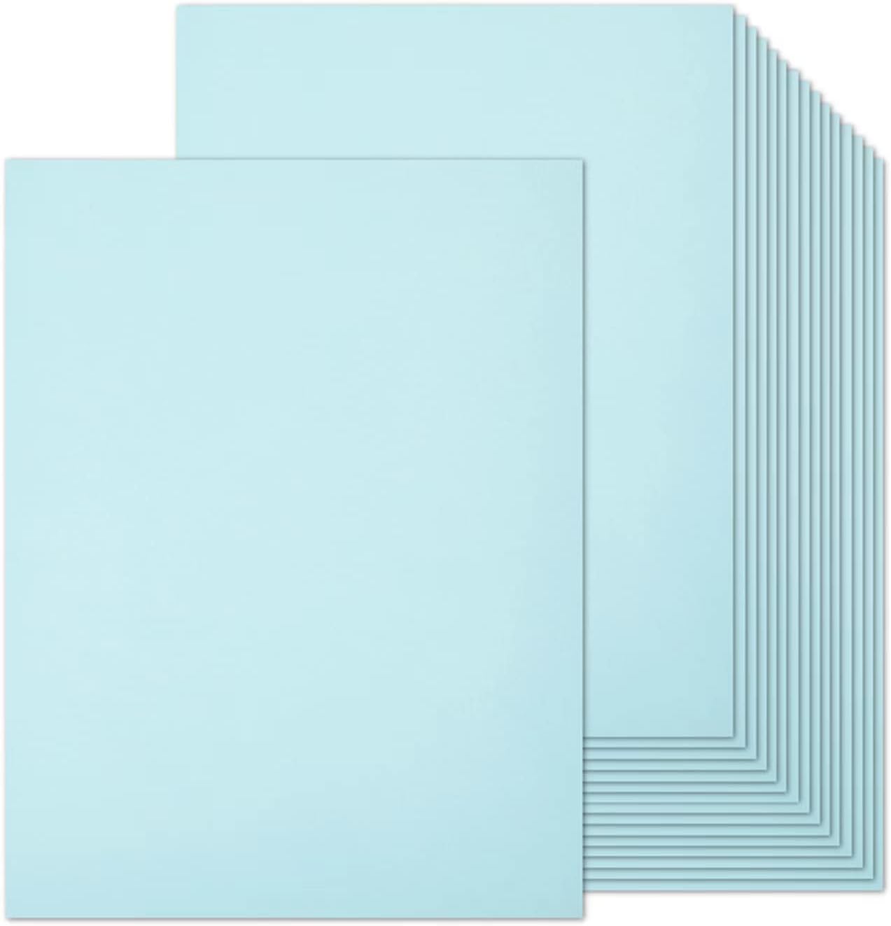 100 Sheets White Cardstock 8.5 x 11 Certificate Paper, Goefun White Card Stock Printer Paper for Invitations, Menus, Wedding, DIY Cards