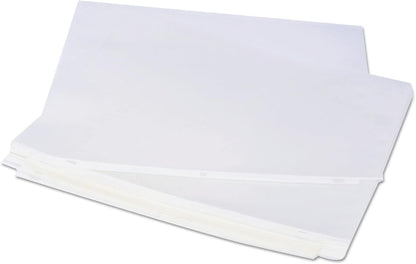 Universal 21124 Top-Load Poly Sheet Protectors, Standard Gauge, Letter, Clear (Pack of 50)