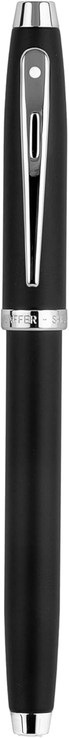 Sheaffer 100 Nickel Trim Rollerball, Matte Black Cap & Barrel (E1931751-30)