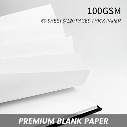 Large Lined Notebook Spiral Notebook 8.5" x 11"-4 Pack LINED Notebook 7mm Ruled Hardcover Notebook 120 Pages 100 GSM Thick Paper Notebook Hardcover Journal for School, Office,Study and Notes