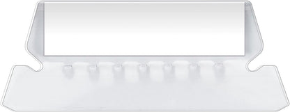 Pendaflex Hanging Folder Tabs, 2", Clear Yellow, 25 Tabs and Inserts per Pack (42 YEL)