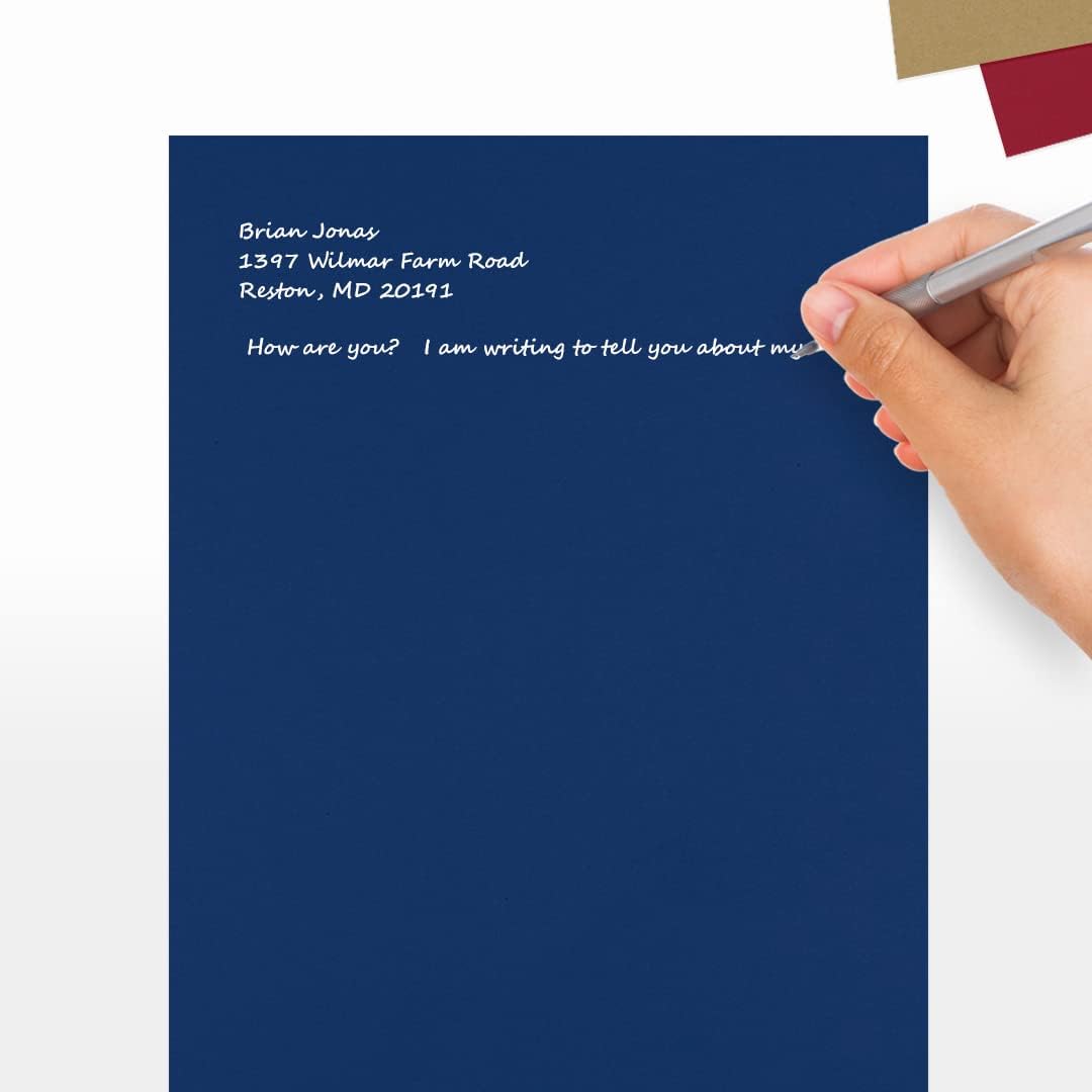 LUXPaper 8.5" x 11" Paper | Letter Size | Pastel Canary Yellow | 60lb. Text | 50 Qty
