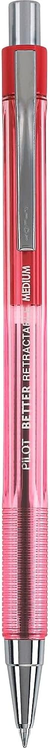 PILOT Pen 30000 The Better Ball Point Pen Refillable & Retractable Ballpoint Pens, Fine Point, Black Ink, 12-Pack
