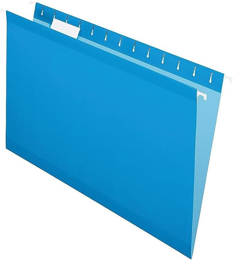 Pendaflex Hanging File Folders, Legal Size, Aqua (PFX415315AQU)