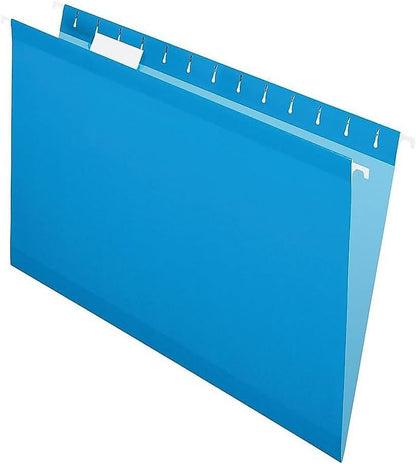 Pendaflex Hanging File Folders, Legal Size, Aqua (PFX415315AQU)