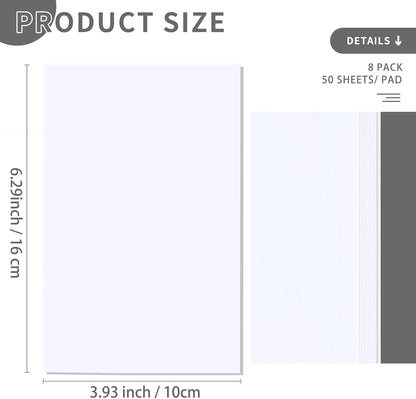 QiCheng Note Pads Memo Pads Small Notepad 50 Sheets 4X6 note pad Scratch Pads for Writing Blank Scratch Pads (12)