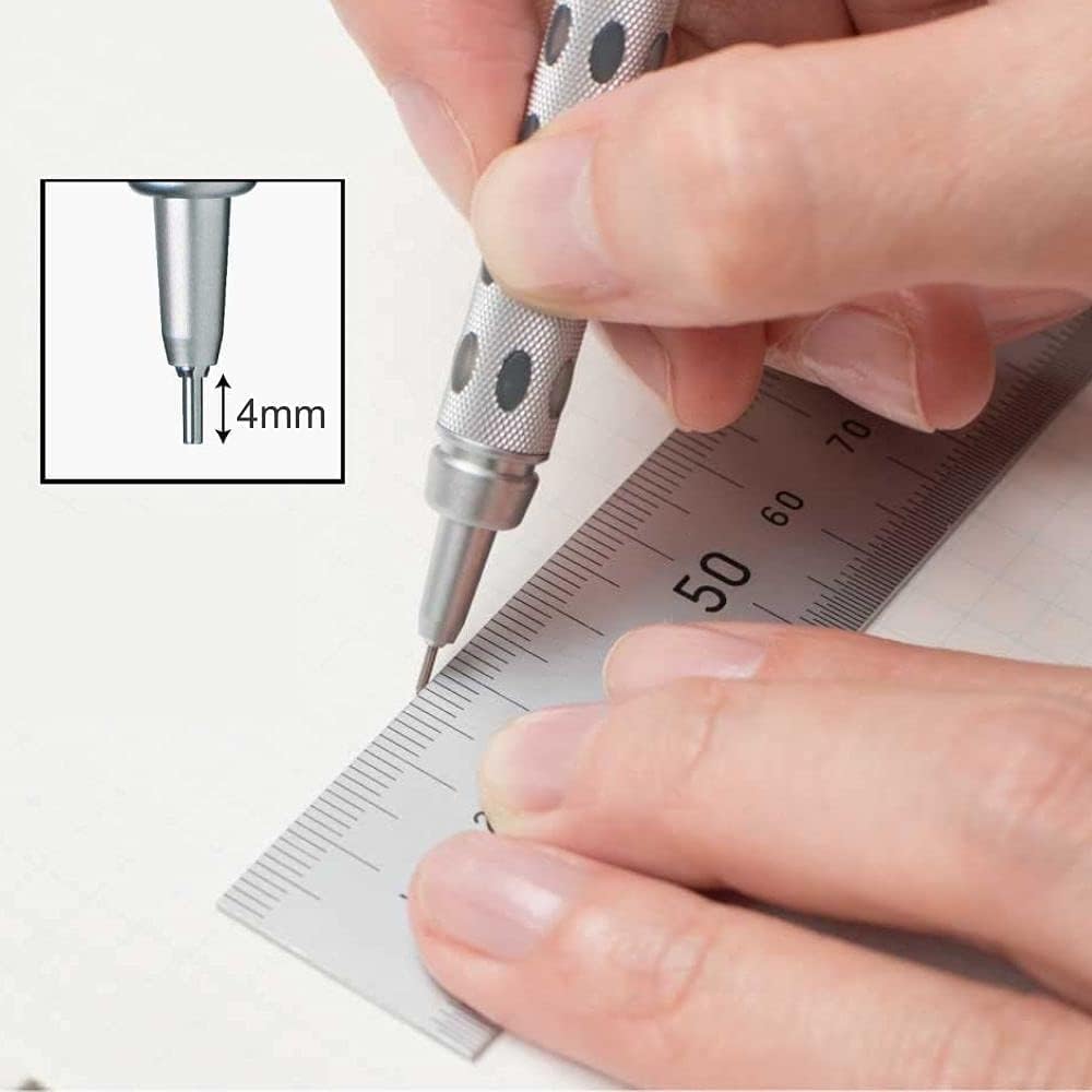 Pentel GraphGear 1000 Mechanical Pencil, (0.5mm) Point Size, Black Barrel, 1 Each (PG1015A)