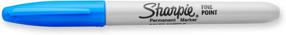 Sharpie Permanent Markers, Fine Point, Black, 12 Count