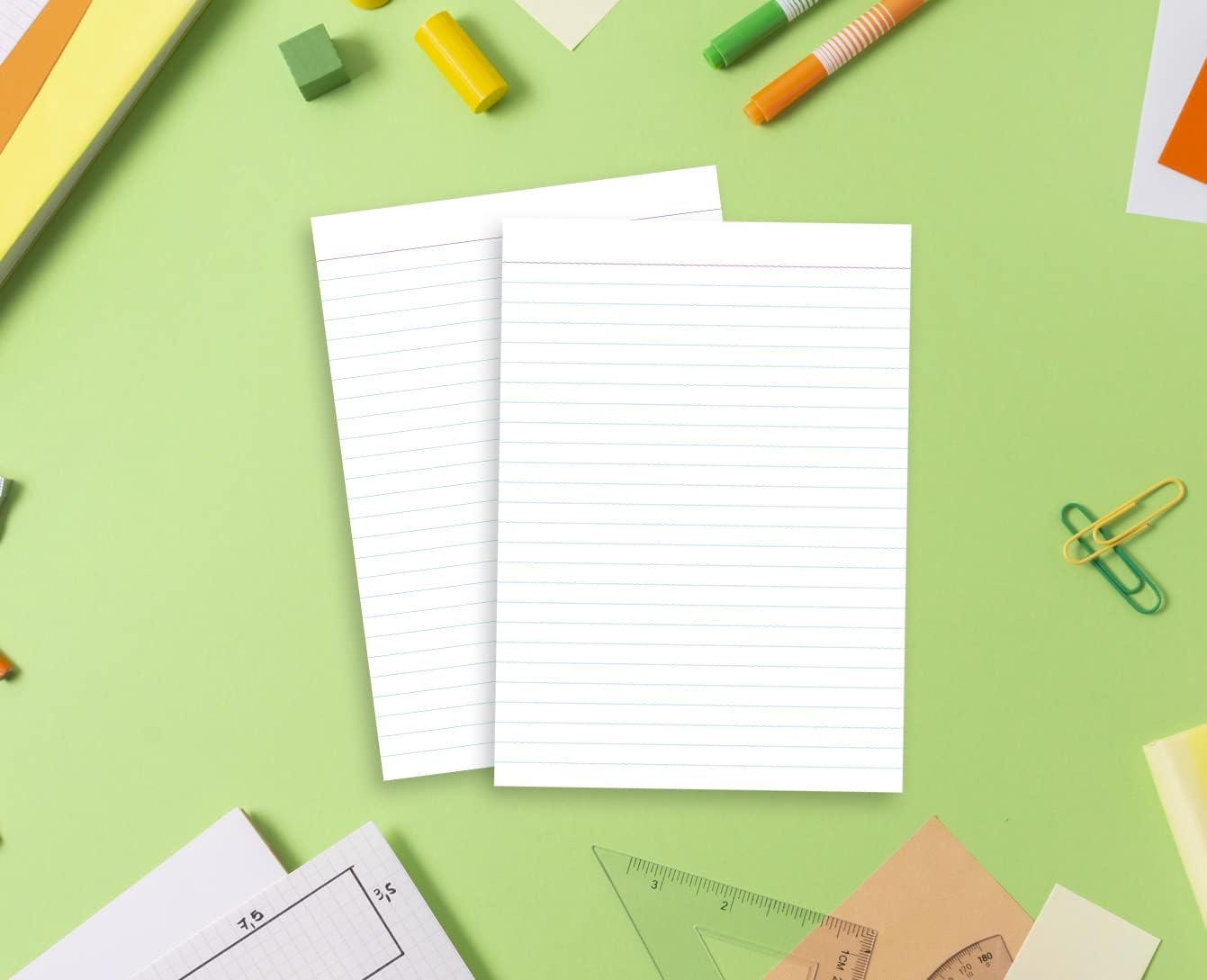 Home Advantage Vertically Ruled White Mini Index Cards, Note Cards (3x5)
