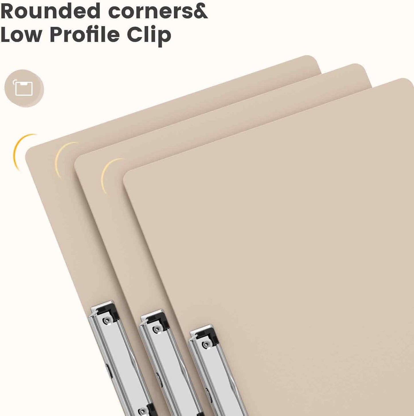 Extra Large 11x17 Clipboards, Plastic Black Drawing Boards, Horizontal Clip Board, Landscape Layout. Suitable for Watercolor, Sketching, Painting. Art & Drafting Supply