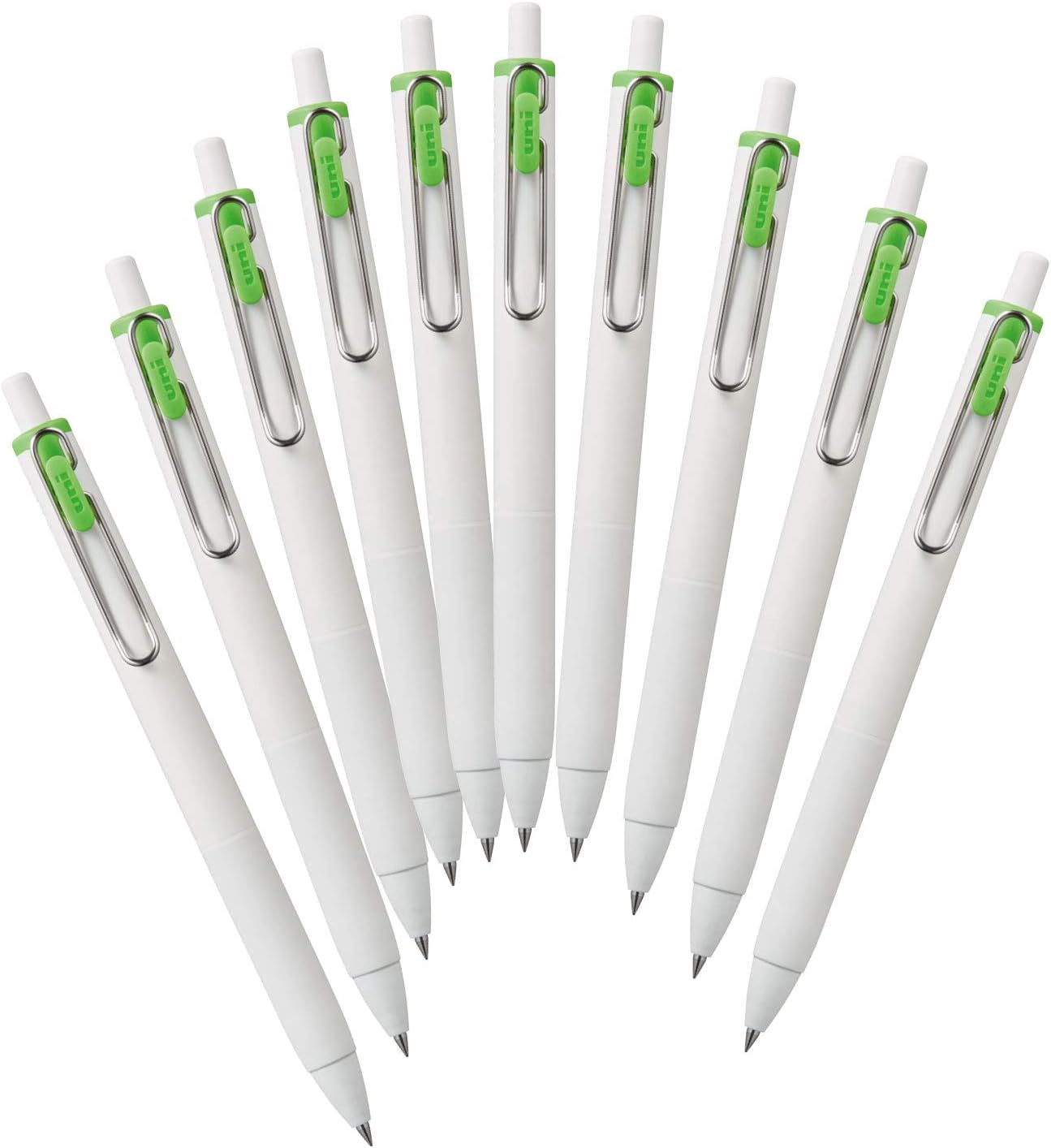 Mitsubishi Pencil Uni-Ball One Gel Ballpoint Pen Refill, 0.38, Black, 10 Pieces, Hako UMR38S.24