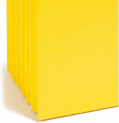 Smead File Pocket, Straight-Cut Tab, 5-1/4" Expansion, Letter Size, Green, 10 per Box (73236)