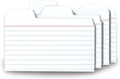 Find It Tabbed Index Cards, 4 x 6 Inches, Assorted Colors, 48-Pack (FT07218)