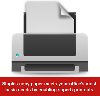 TRU RED 8.5x11 Copy Paper 20 lb. 92-Bright 5000 Sheets/Carton, For Office, School & Home