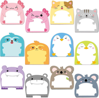 Fancy Land 24 Pads Cute Sticky Notes Animal Sticky Notes for Teachers Classrooms 720 Sheets Memo Pads Teacher Appreciation Nurse End of Year Graduation Gift Home Office School Supplies