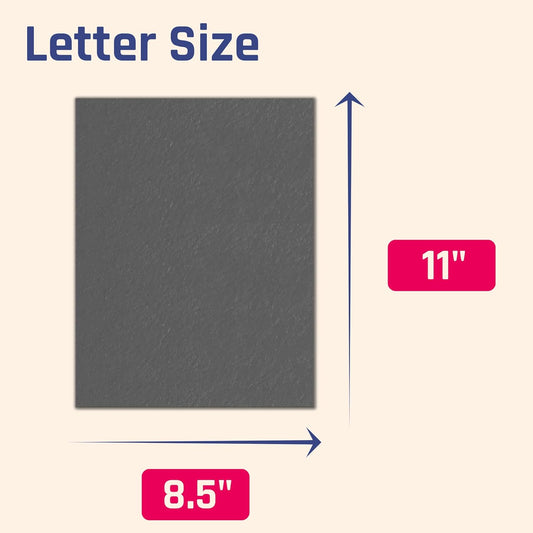 20 Sheets, Heavy White Cardstock - 8.5" x 11", 110 lb (300 gsm)