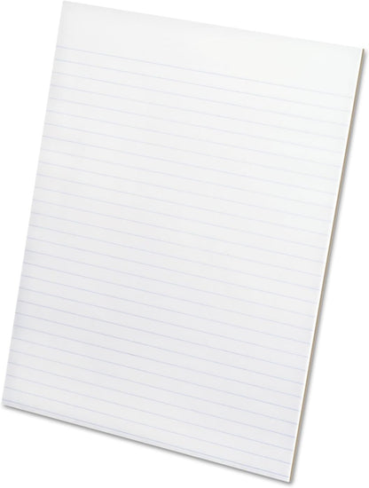 Ampad Evidence Glue Top Writing Pads, 8-1/2 x 11 Pads, Narrow Rule, White, 50 Sheets,12 Pack (21-118)