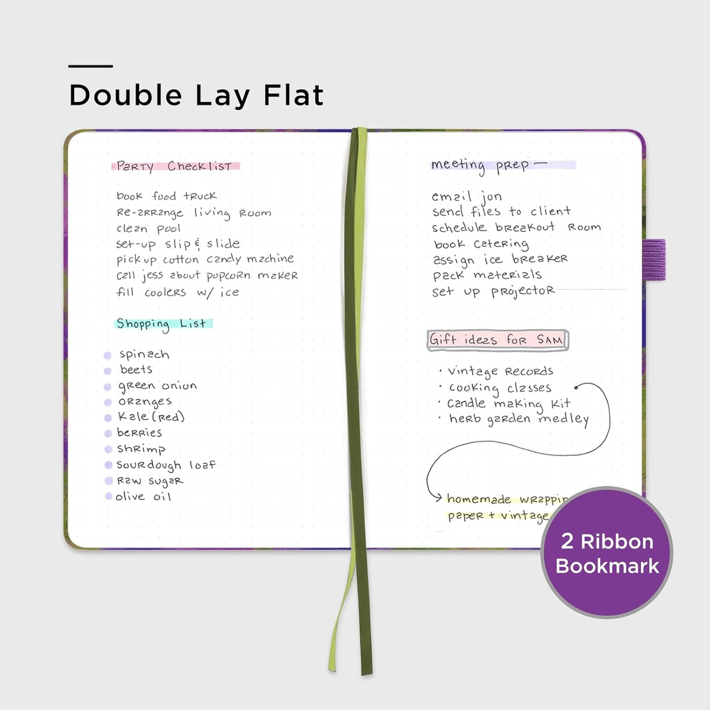 &And Per Se Lined Journal Notebook, 160 Pages, A5 5.7 x 8 inches College Ruled Thick Paper Notebook Journals for Writing, Hardcover Notebooks for Women Men Office School (1 Pack, Green) - Colors A