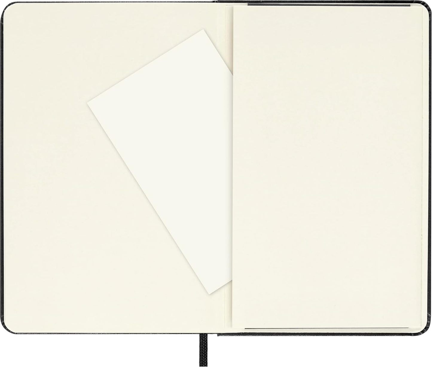 Caderno Clássico, Preto, Capa Dura, Sem Pauta, Tamanho Bolso