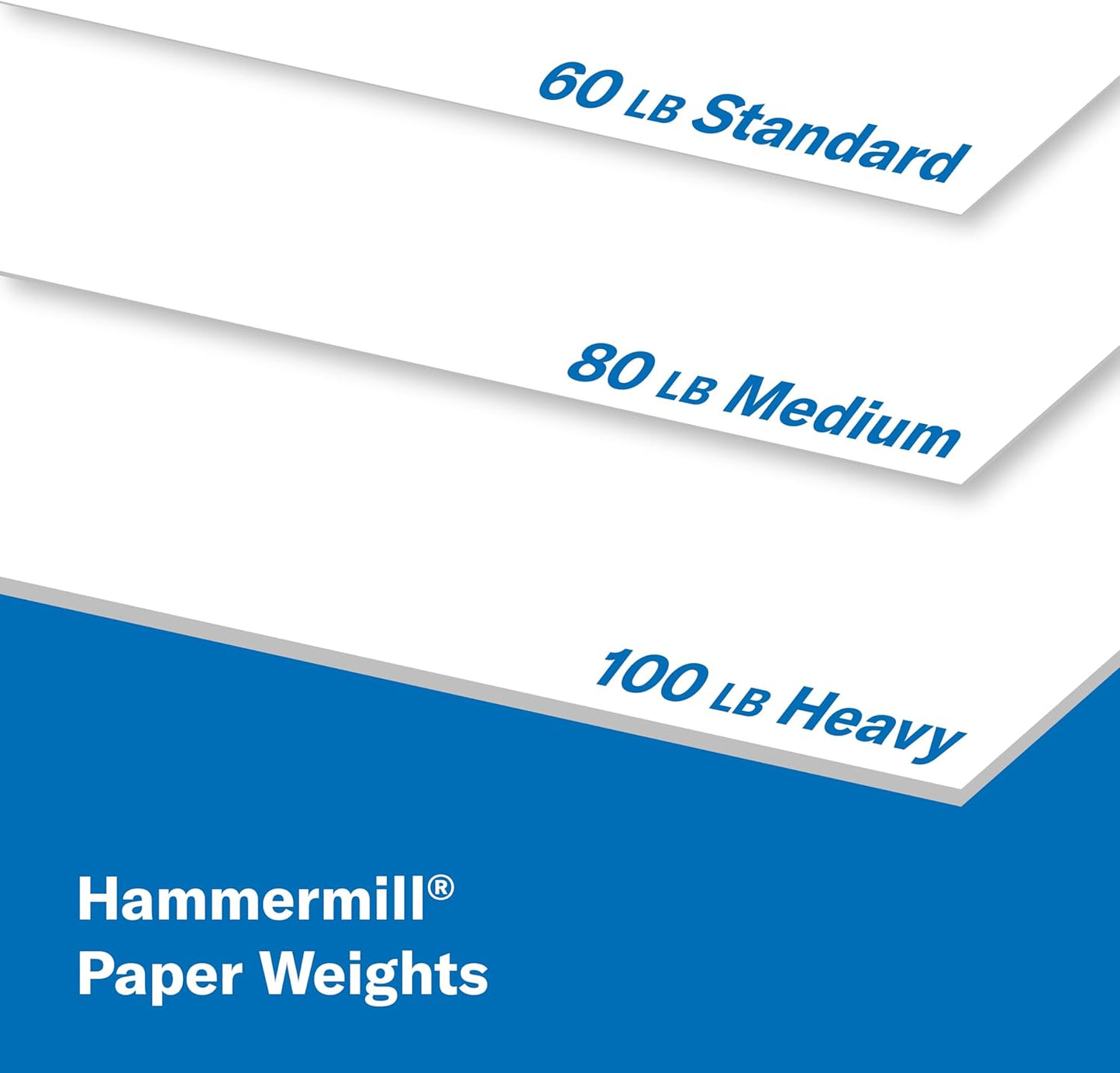 Hammermill Cardstock, Premium Color Copy, 80 lb, 17 x 11-1 Pack (250 Sheets) - 100 Bright, Made in the USA Card Stock, 120037R , White
