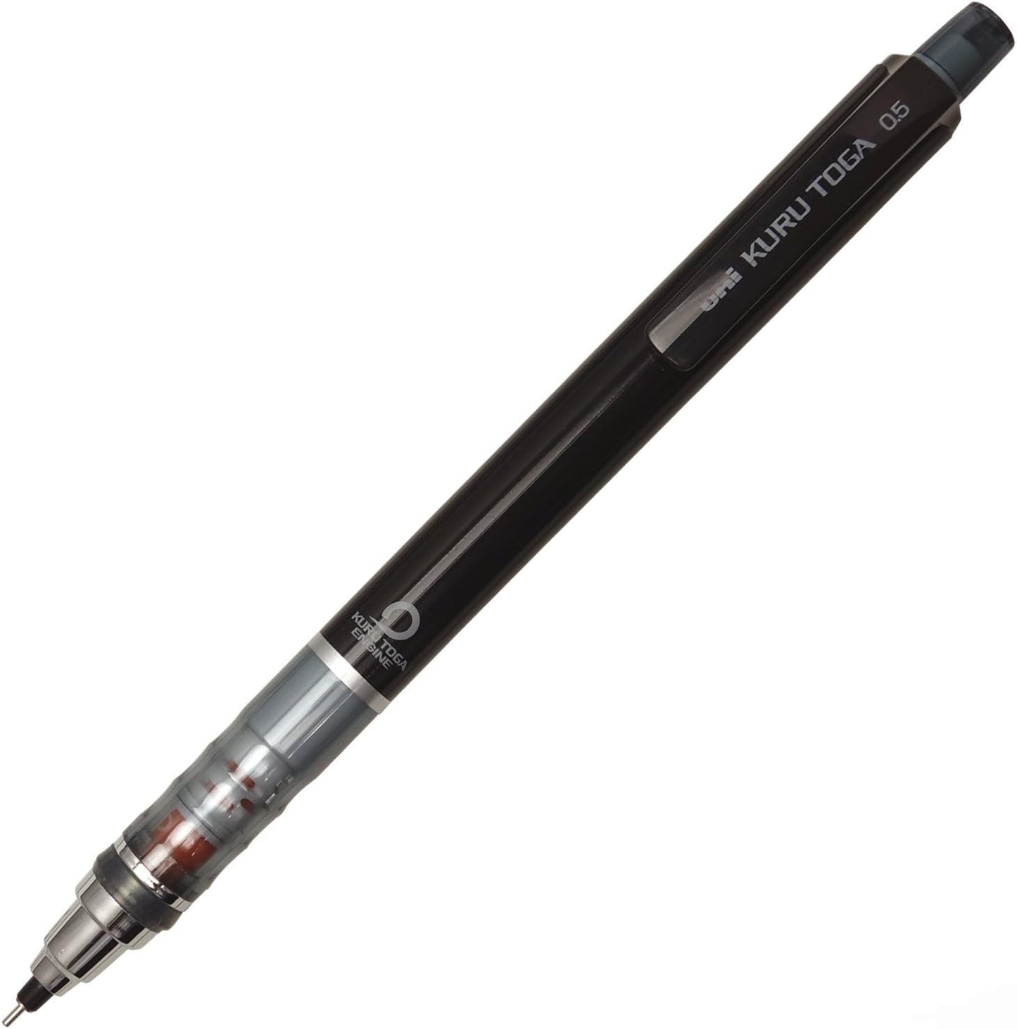uni Kurutoga Mechanical Pencil Standard, 0.5mm, Black (M54501P.24)
