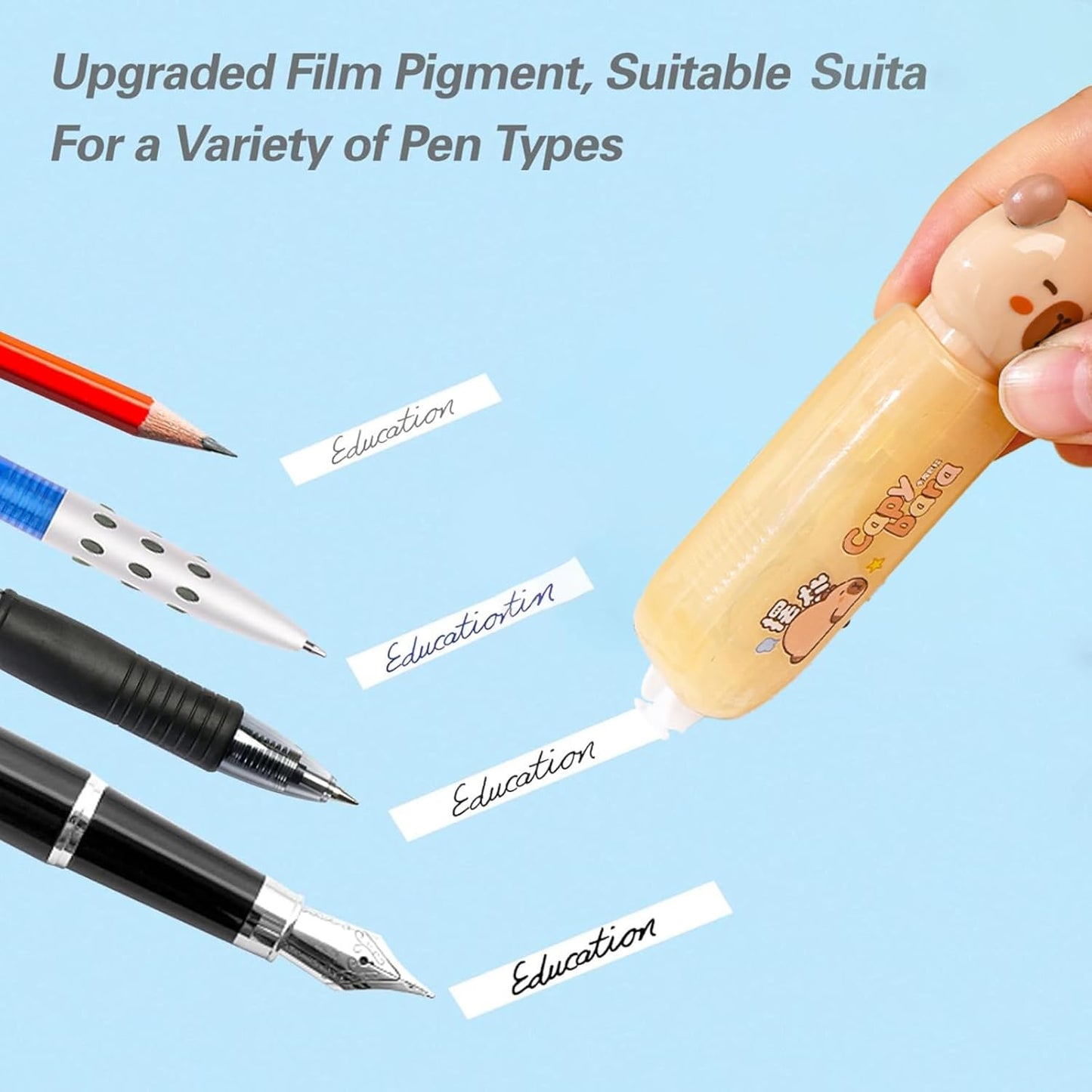 Correction Tape, Mini Retractable Correction Tape Pen, with Aesthetic Cute Cat Paw Applicator,for Back To School Office Supplies.