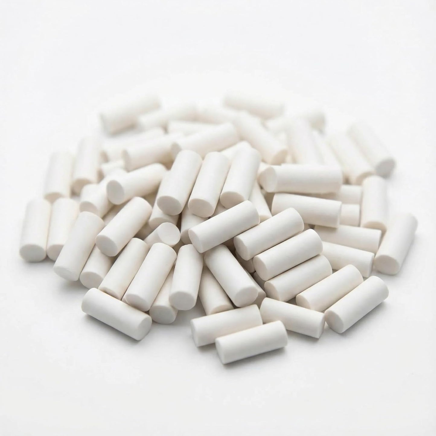 50 Pcs Mechanical Pencil Eraser Refills, White Refill Erasers for Propelling Pencils, Universal Traceless Eraser Replacement for Office Notebook Drafting