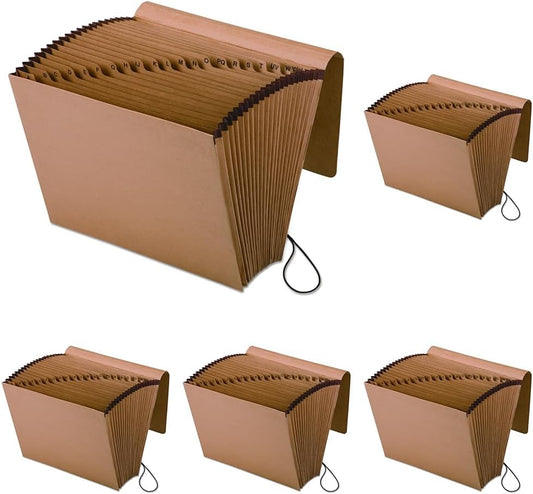 Pendaflex Kraft Expanding Files, Letter size, Redrope, Each (K-17A-OX), Brown