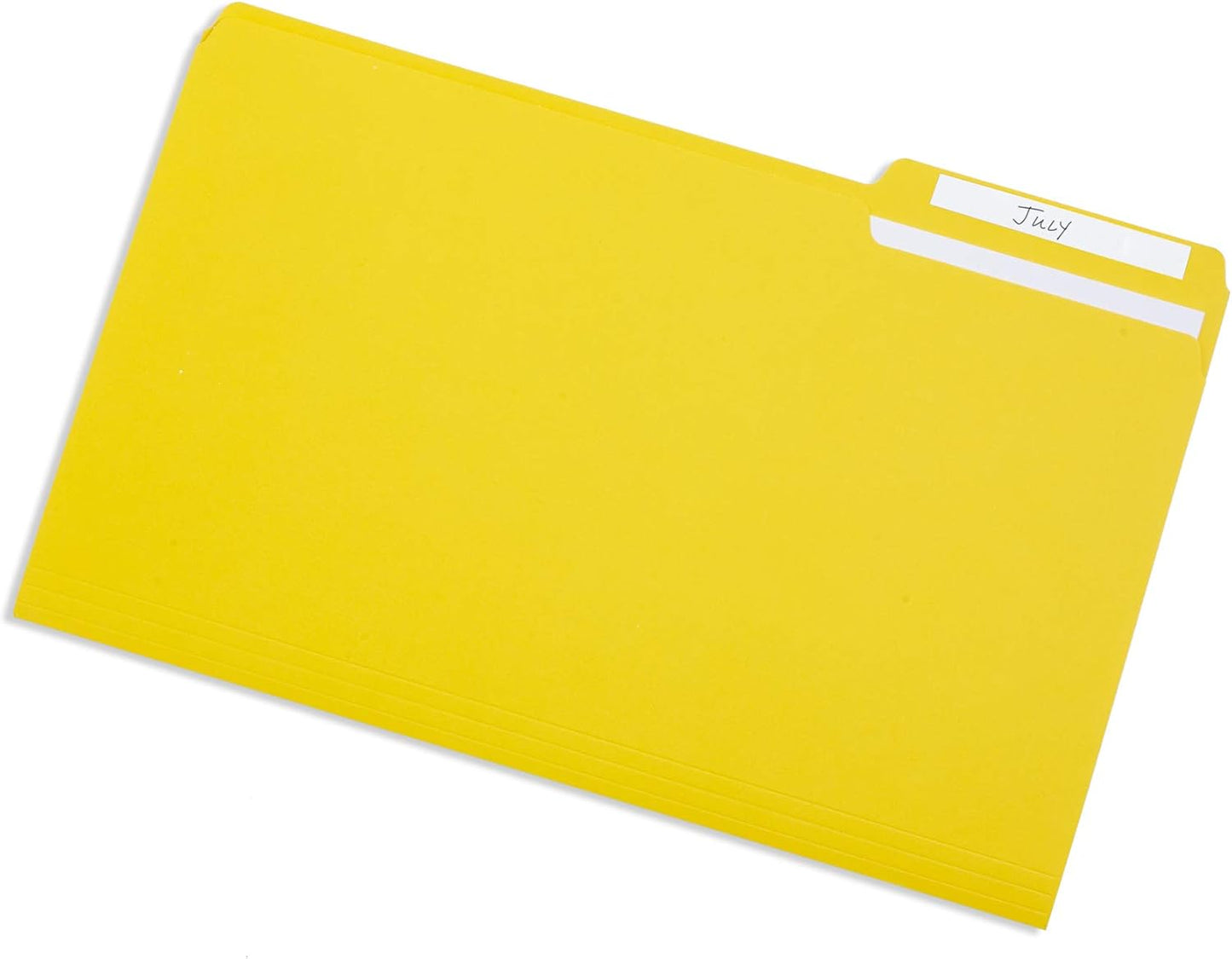 Blue Summit Supplies Blue Legal File Folders, Legal Size, 1/3 Cut Tab, Great for Organizing and Easy File Storage, File Folders 100 Count