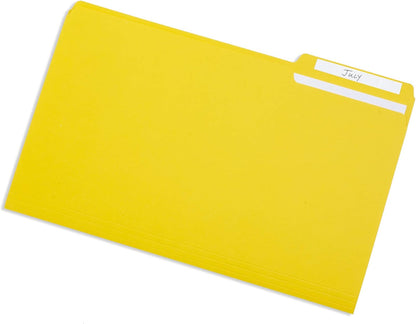 Blue Summit Supplies Blue Legal File Folders, Legal Size, 1/3 Cut Tab, Great for Organizing and Easy File Storage, File Folders 100 Count