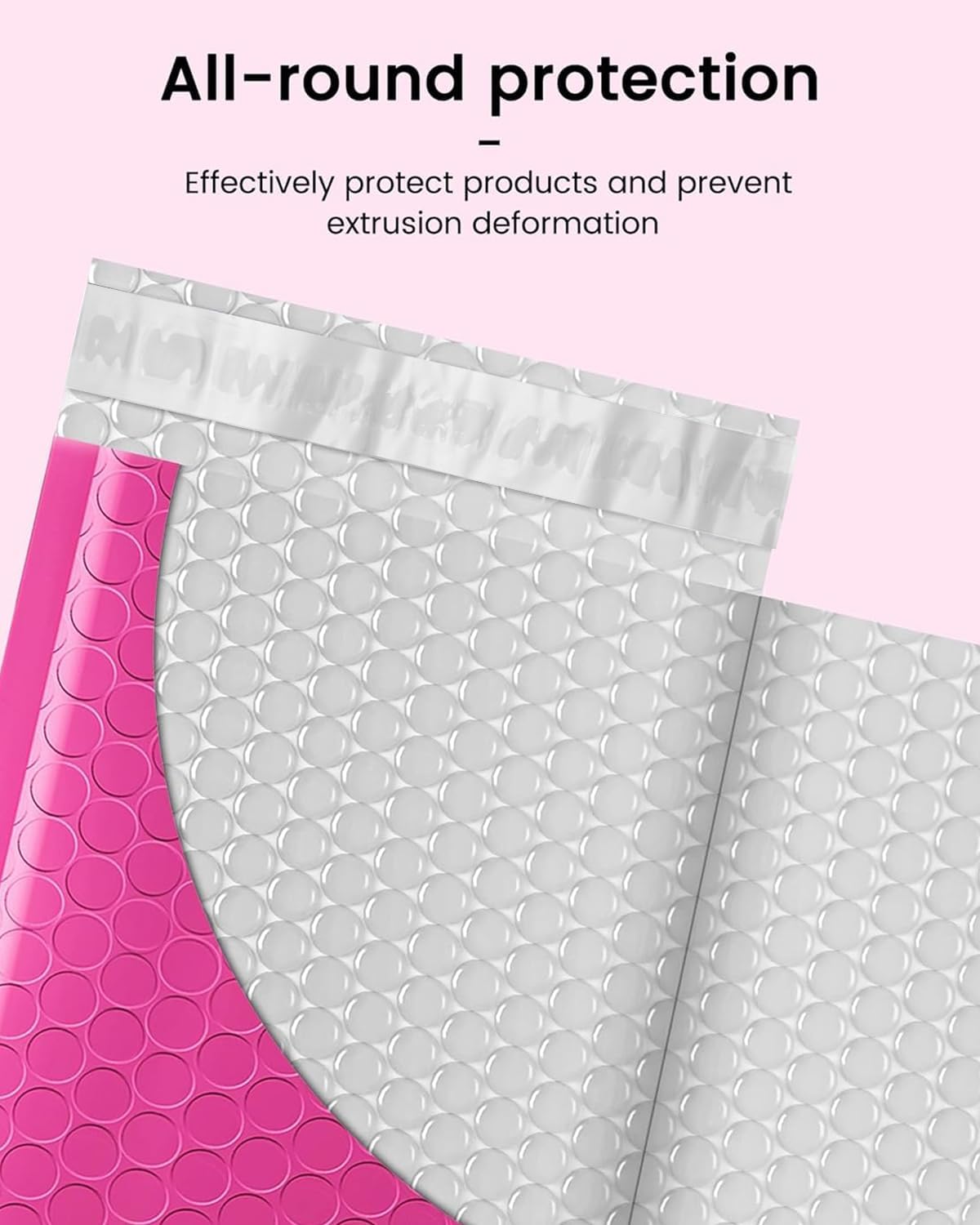 GSSUSA Black Bubble Mailers 4x8 Inches 50 Pack, Usable Size 4X7" Bubble Envelopes for Small Business, Padded Envelope, Shipping Mailers, Packaging Bags, Mailing Envelopes, Shipping Supplies