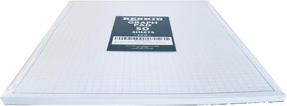 Reskid Blueprint and Graph Paper Pad - 50 Sheets Per Pad - 70lb Text - For Drawing, Designing, and More - Perfect Tool for Young Artists, Budding Designers, and Classroom Use (1, 12x18)