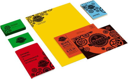 Astrobrights® Color Card Stock, Happy Assortment, Letter (8.5" x 11"), 65 Lb, Pack Of 250