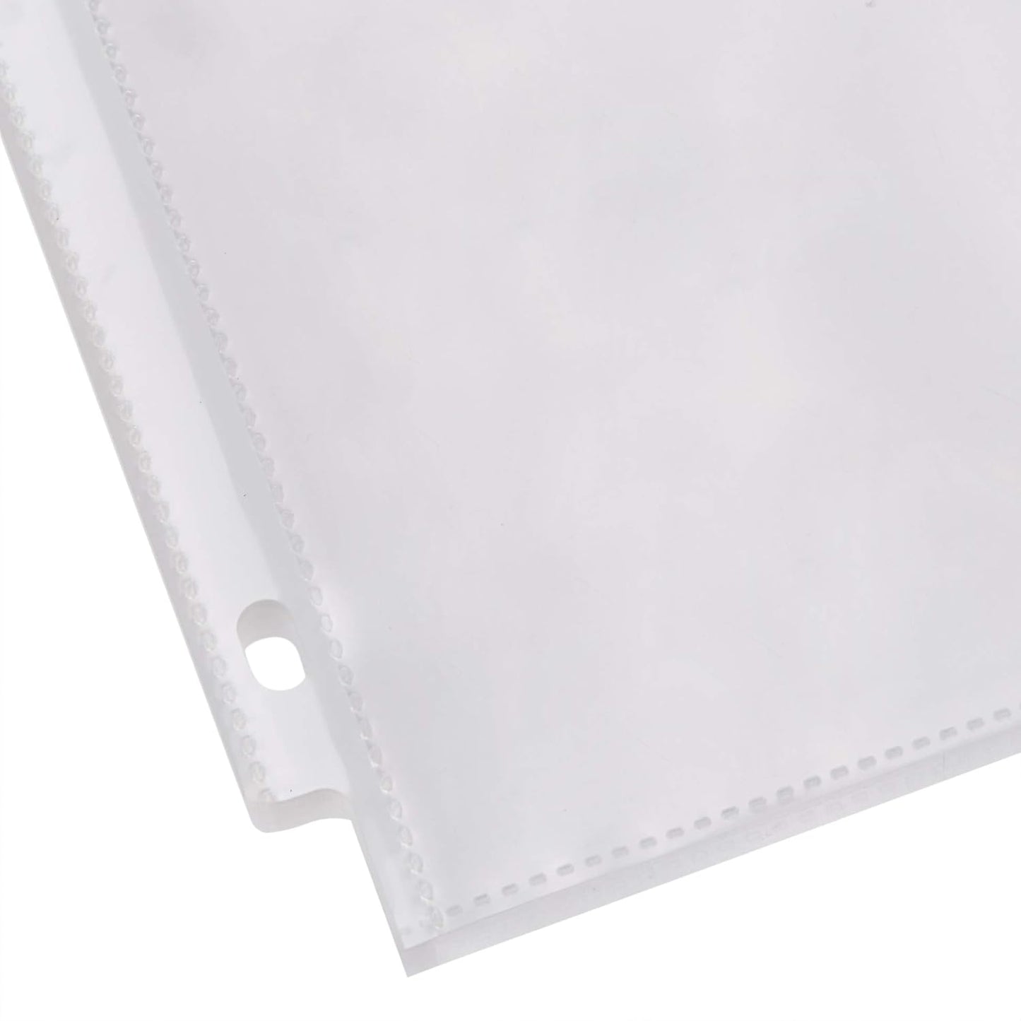 Amazon Basics Heavy Duty Sheet Protectors for 3 Ring Binder, Top Loading, Clear Plastic, 8.5 x 11 inch, 500-Pack