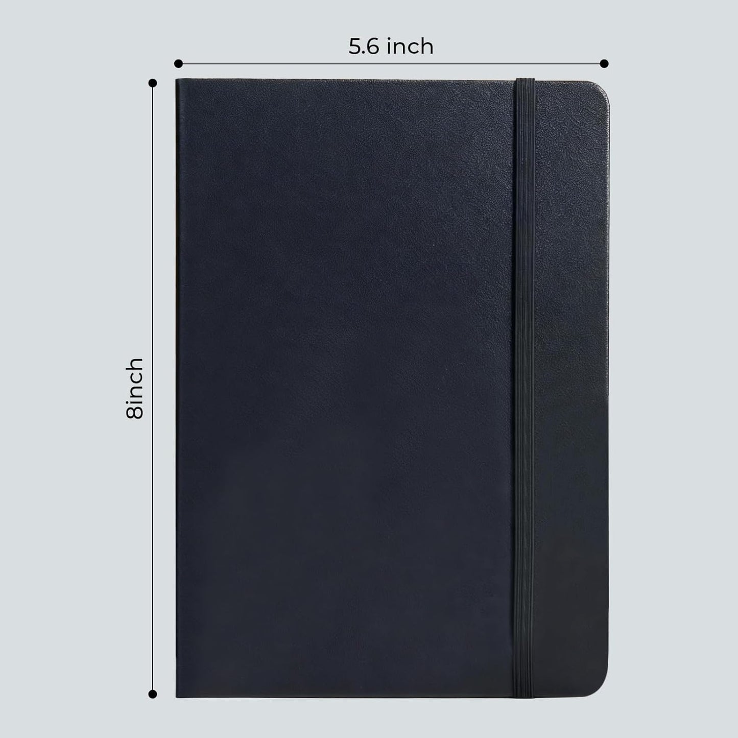 M&G Dotted Journal Notebook, 160 Pages, A5 Medium Size 5.6" x 8" for Men Women, 100GSM Thick College Ruled Paper Bullet Journal for Note Taking, Work & Office, Leather Hardcover, Green