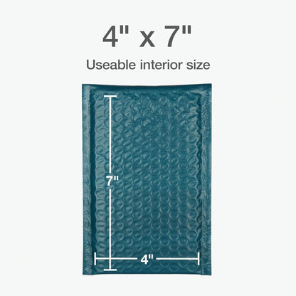 Quality Park Bubble Mailers, 6 x 9 Inch, White Poly Mailers, Padded Envelopes, Shipping Envelopes, Water Resistant, Self Seal, 50 Per Box (QUA85856), Plastic