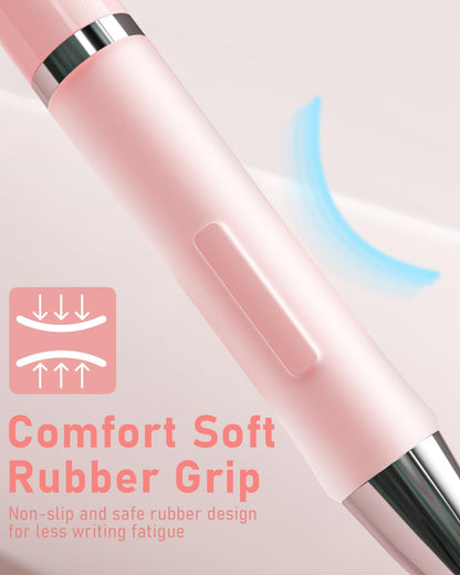 Nicpro 3PCS Cute Mechanical Pencil Set with Case, 0.7 mm Pencils with 6 Tube HB Lead Refill, 3PCS Eraser, 9PCS Eraser Refill for School Supplies Student Writing, Drafting Drawing Sketching