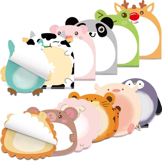 Fancy Land 24 Pads Cute Sticky Notes Animal Sticky Notes for Teachers Classrooms 720 Sheets Memo Pads Page Markers Flags Teacher Appreciation Nurse End of Year Graduation Gift Home Office Supplies