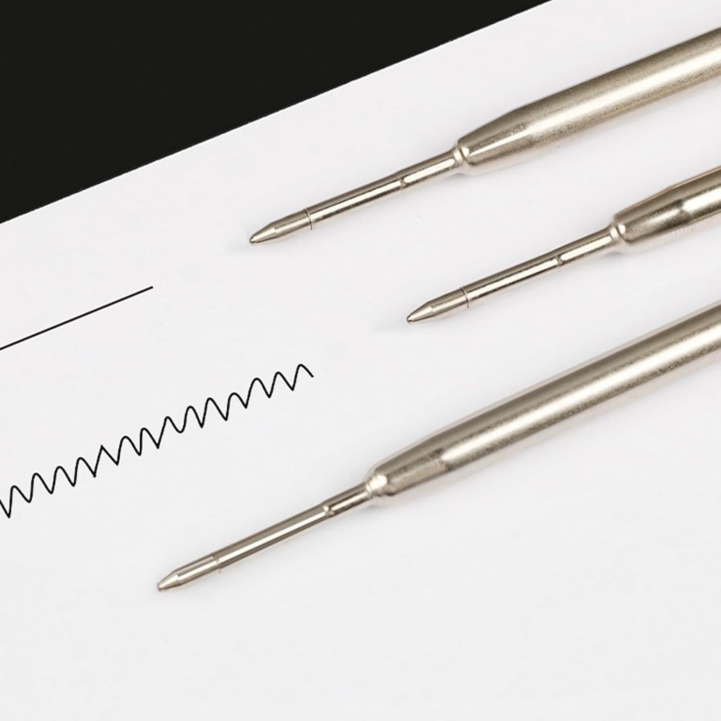 Pack of 10 Replaceable Ballpoint Pen Refills, G2 Gel Ink Refills,1mm Medium Point,Twist Pen Refill,Ball Point Pen Refills,Ink Refills for Pens,Black Ink Refills