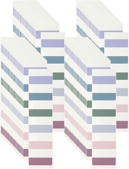 PATIKIL Clear Index Sticky Tabs, 240 Pcs Large Transparent Sticky Notes Bookmarks Planner Stickers Page Tabs for Office Notebooks File Folder Ledger Book, Gradient Purple