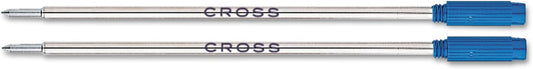 Cross 85112 Refills for Ballpoint Pens, Medium, Blue Ink, 2/Pack