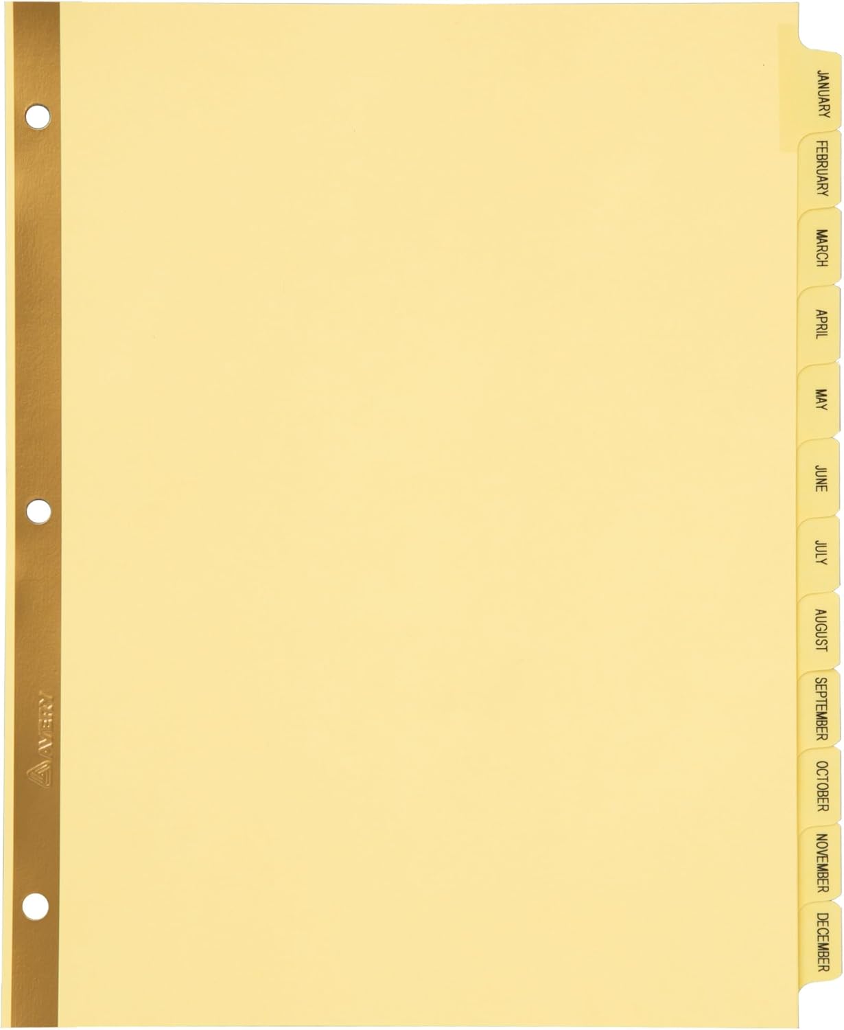 Avery Preprinted Dividers with JAN-DEC Tabs, 1 Set (11307)