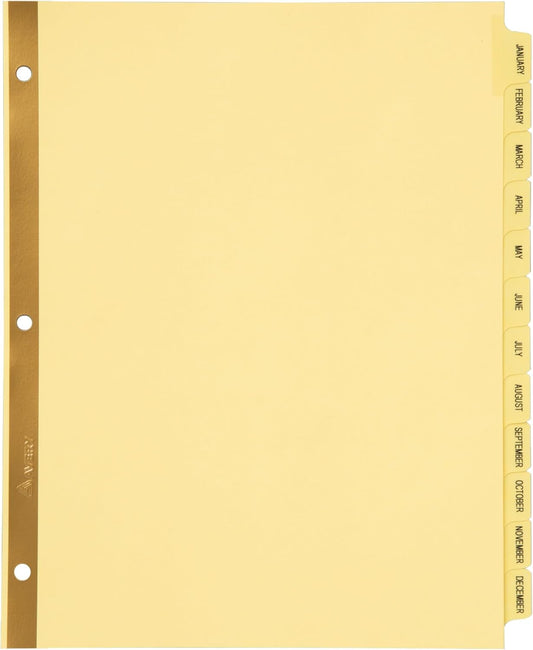 Avery Preprinted Dividers with JAN-DEC Tabs, 1 Set (11307)
