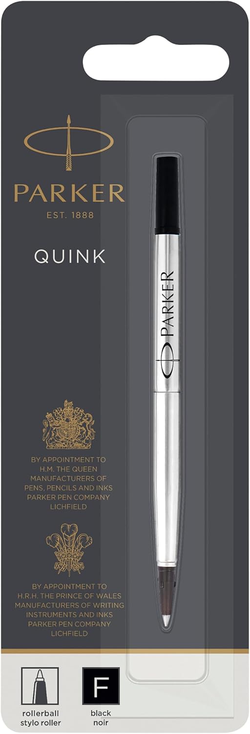 Parker Rollerball Pen Refill | Fine Point | Blue QUINK Ink | 1 Count