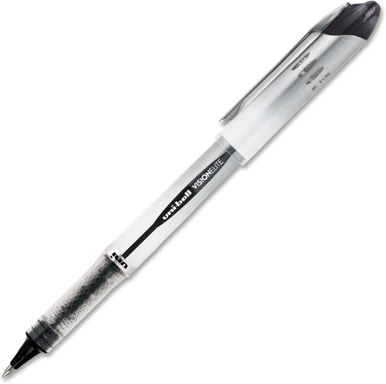uni-ball Vision Elite Rollerball Pens Bold Point, 0.8mm, Black, 12 Pack