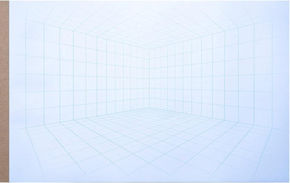 Koala Tools | Drawing Perspective (1 and 2-Point) Large Sketch Pad (1 Point - 9 x 12)