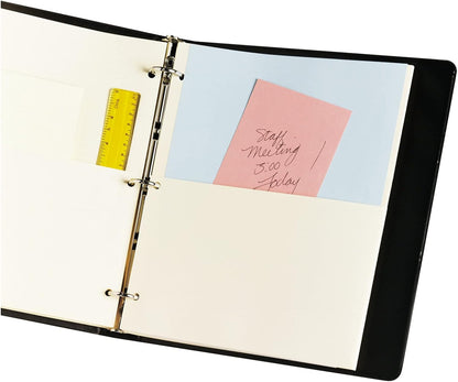 Avery Untabbed Double Pocket Dividers for 3 Ring Binders, Manila, Pack of 5 Dividers (03075)