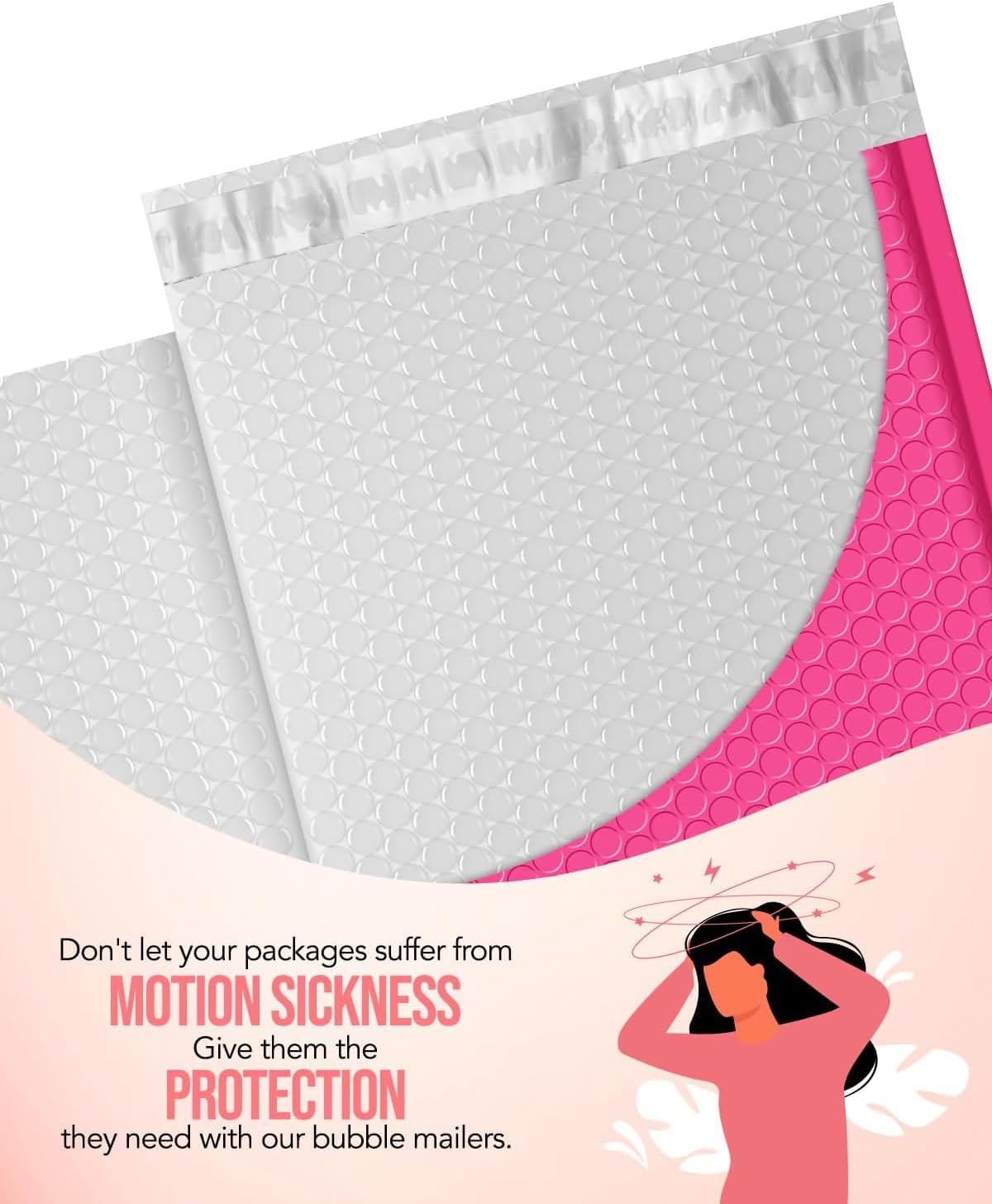 GSSUSA Black Bubble Mailers 4x8 Inches 50 Pack, Usable Size 4X7" Bubble Envelopes for Small Business, Padded Envelope, Shipping Mailers, Packaging Bags, Mailing Envelopes, Shipping Supplies