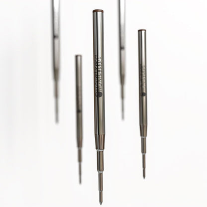 Monteverde USA Capless Ceramic Gel Refills to Fit Montblanc Ballpoint Pens, Fine Point Black Ink, Converts to Capless Rollerball, 2-Pack (M132BK)