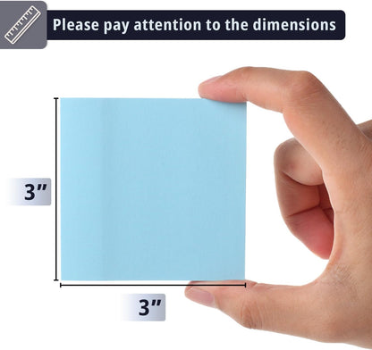 Mr. Pen- Sticky Notes, 3"x3", 12 Pads, 720 Sheets, Pastel Colors, Sticky Notes Bulk, Self-Stick Note Pads, Perfect for Office, School, Home, Study & Organization